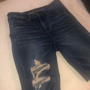 American Eagle distressed jeans